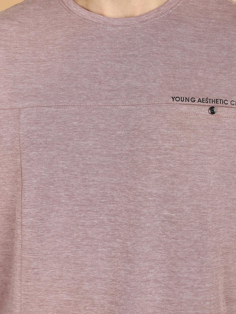 pink cotton plain t-shirt - 21130978 - Standard Image - 4