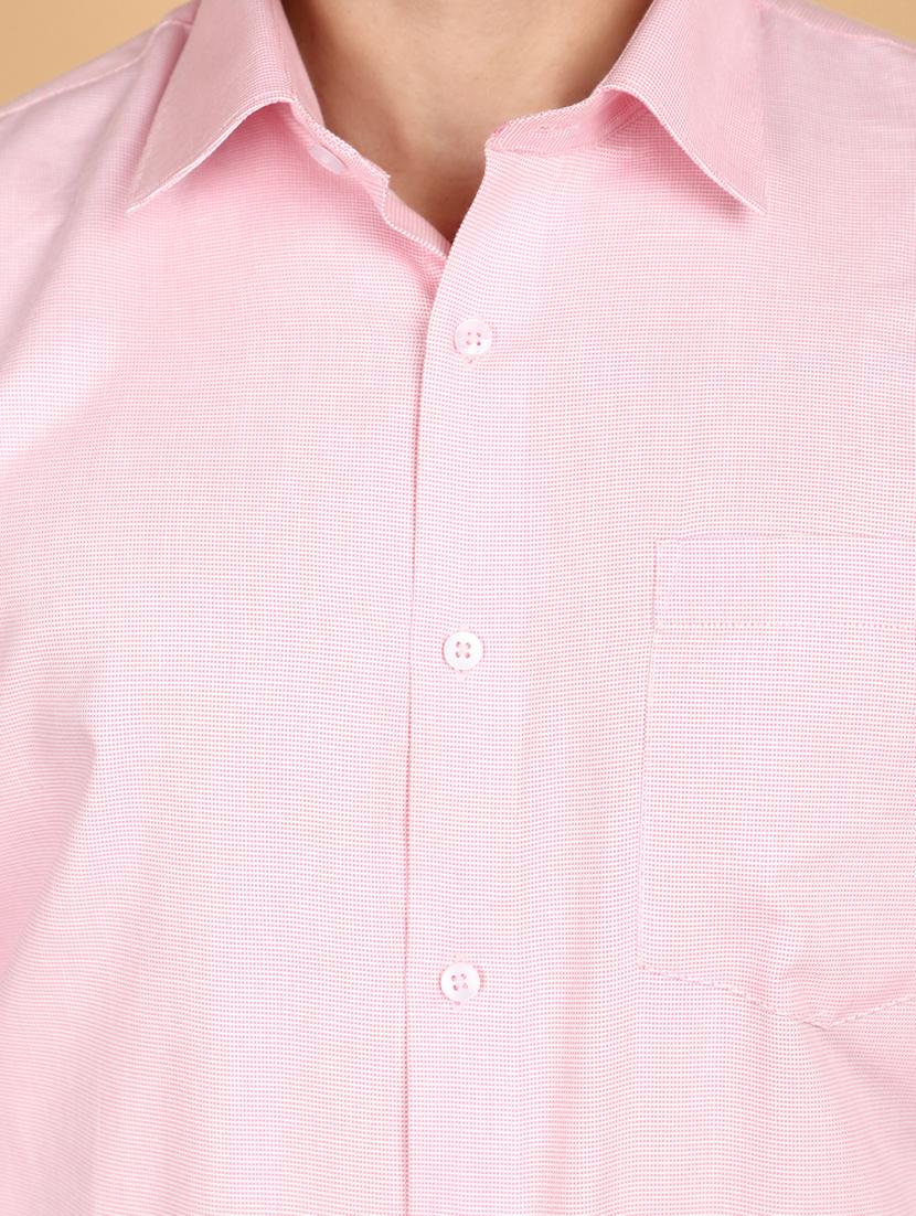 pink cotton formal shirt - 21130981 - Standard Image - 4