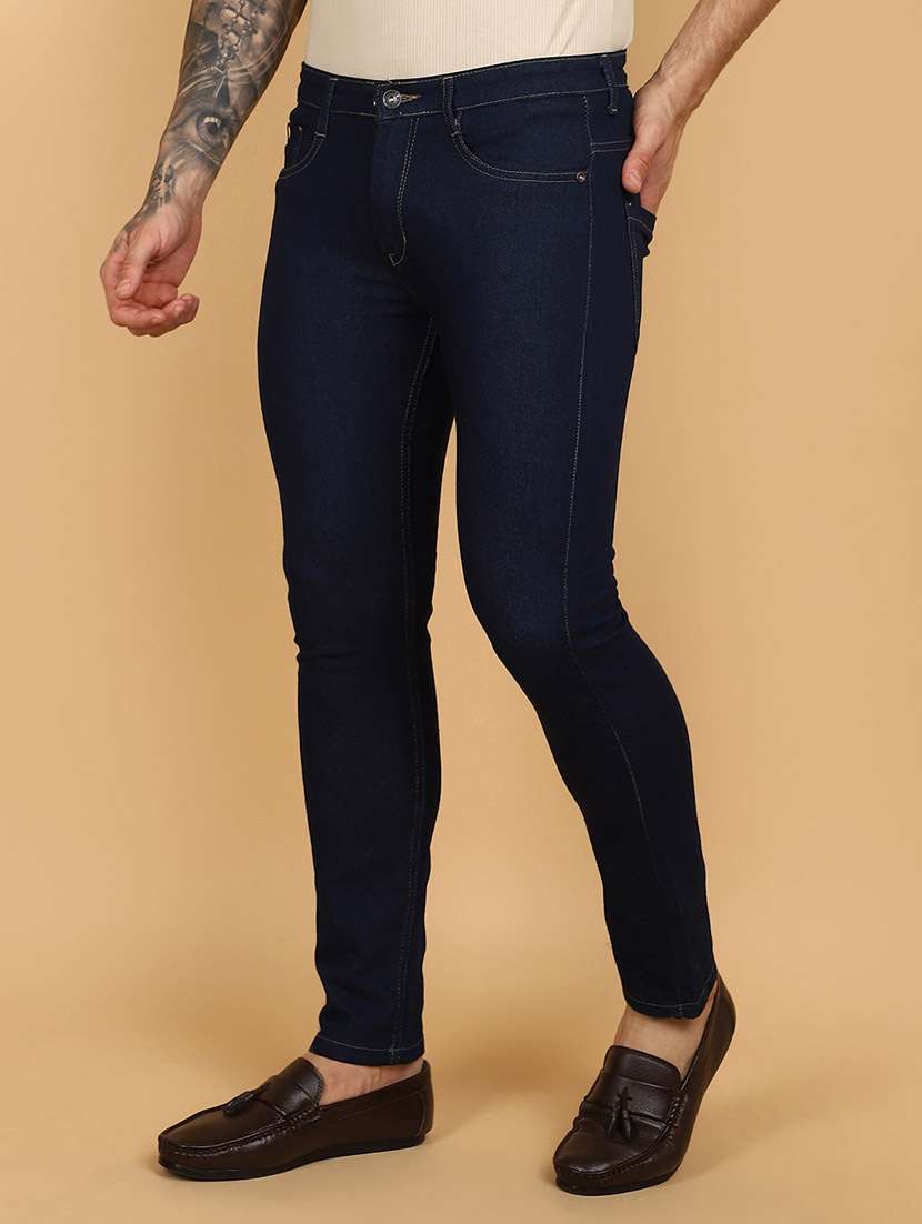 navy blue denim jeans - 21131014 -  Standard Image - 1