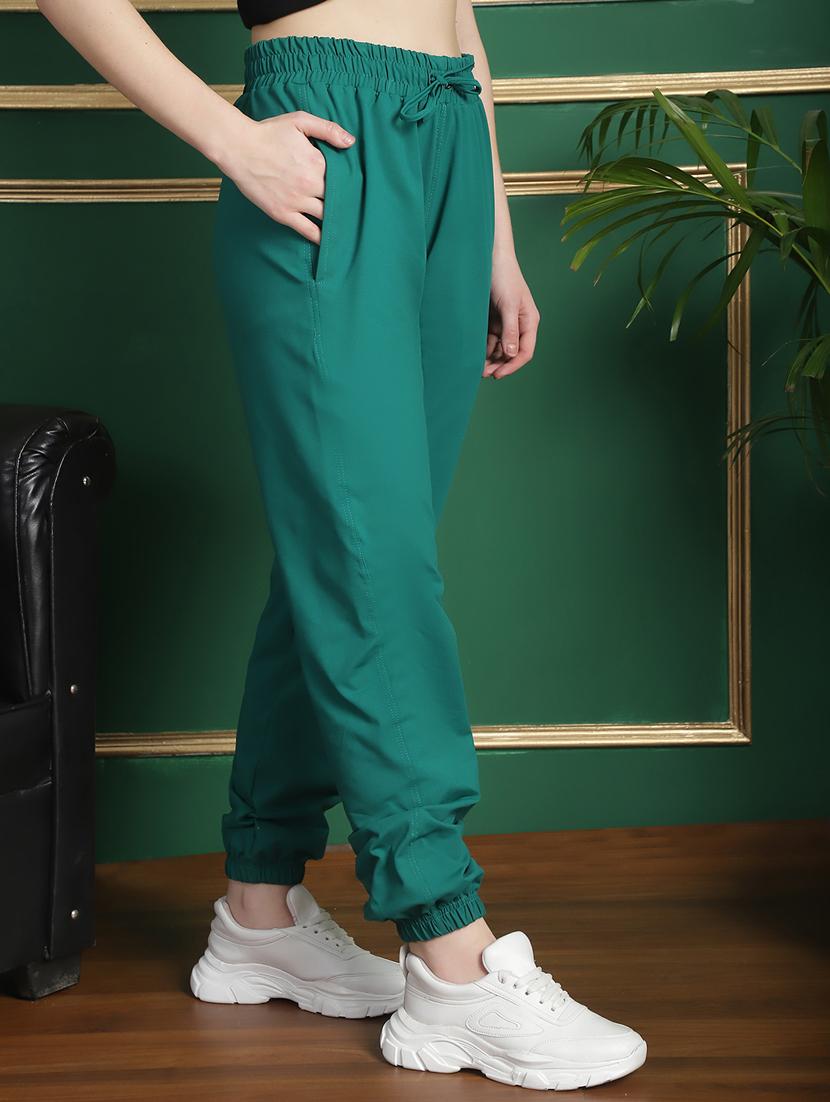 women solid mid rise relaxed fit jogger - 21131155 -  Standard Image - 1