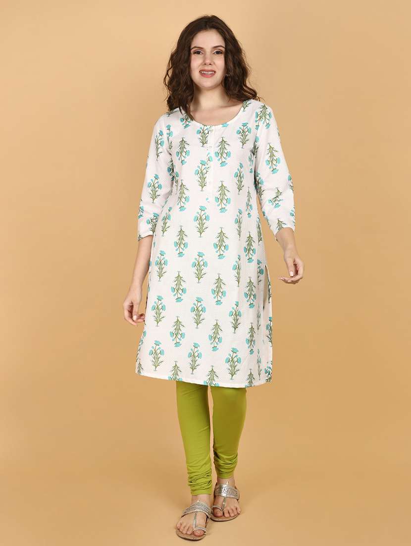 solid green cotton legging - 21131247 -  Standard Image - 4