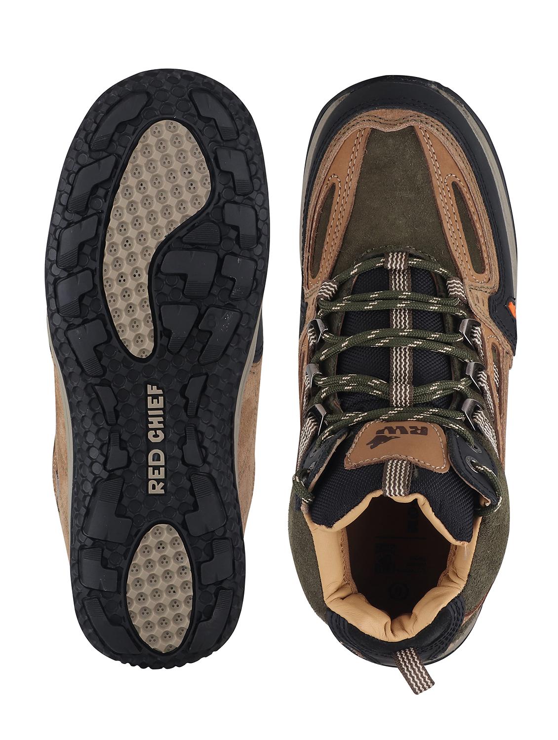 men color block lace up shoes - 21131464 - Standard Image - 4