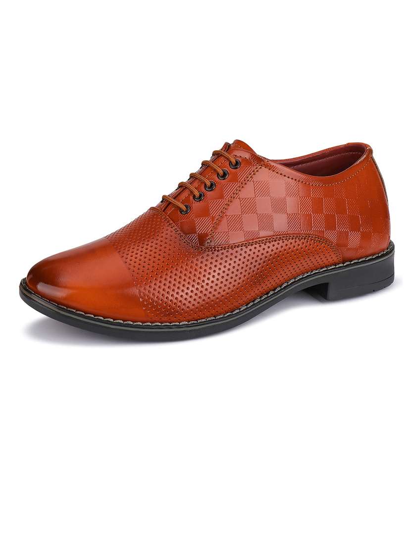 men solid lace-up formal shoes - 21132219 -  Standard Image - 1