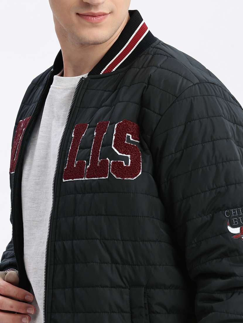 black nylon quilted & puffer jacket - 21132354 -  Standard Image - 6