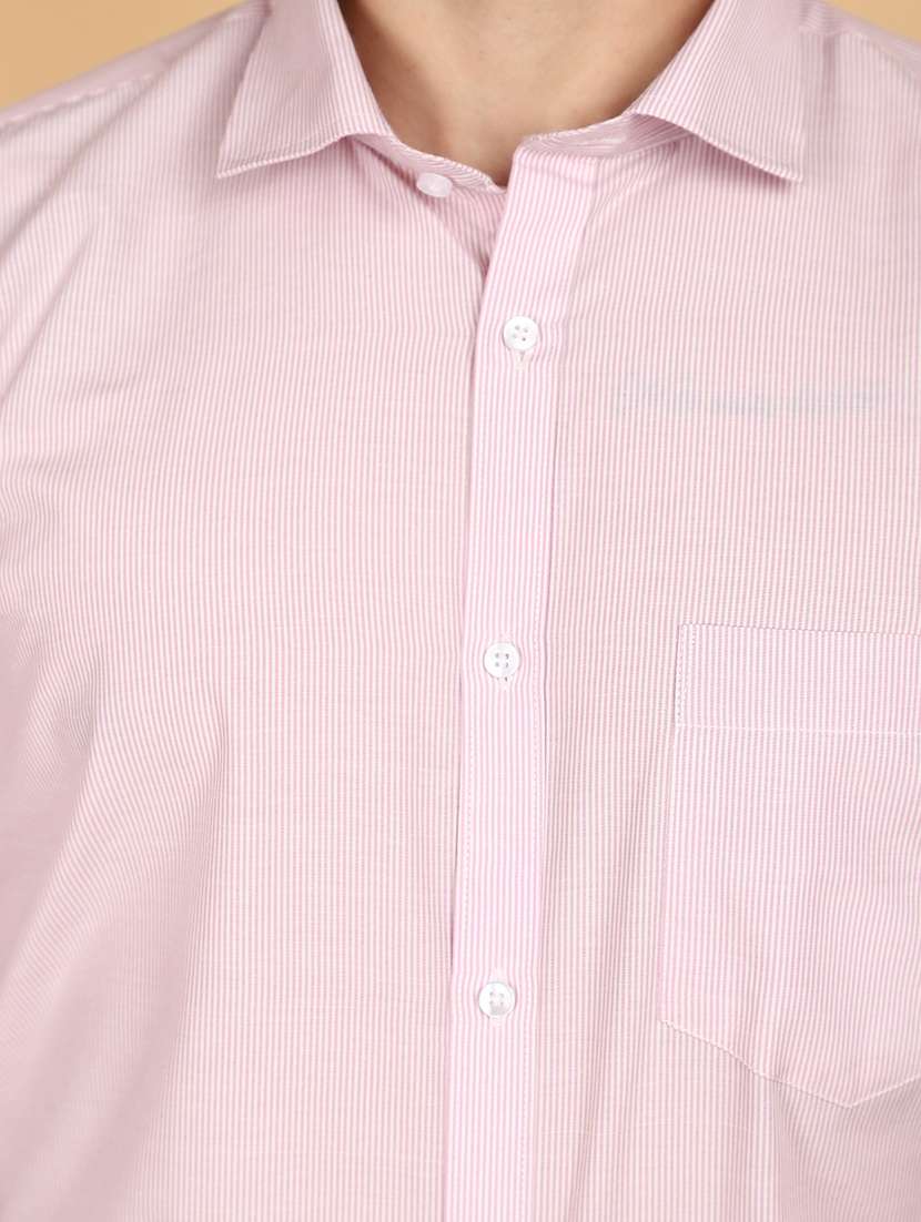 mauve cotton formal shirt - 21132589 -  Standard Image - 4