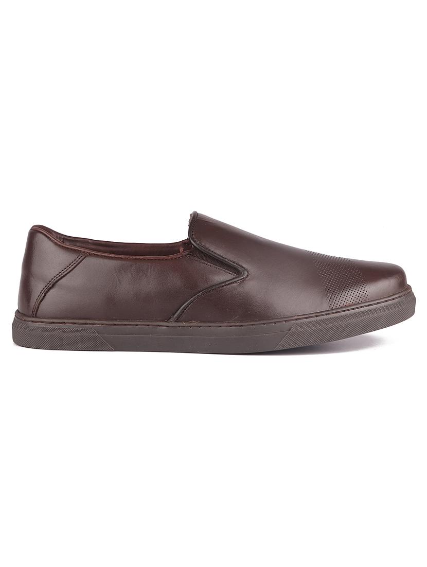 brown slip on shoes - 21132855 - Standard Image - 1