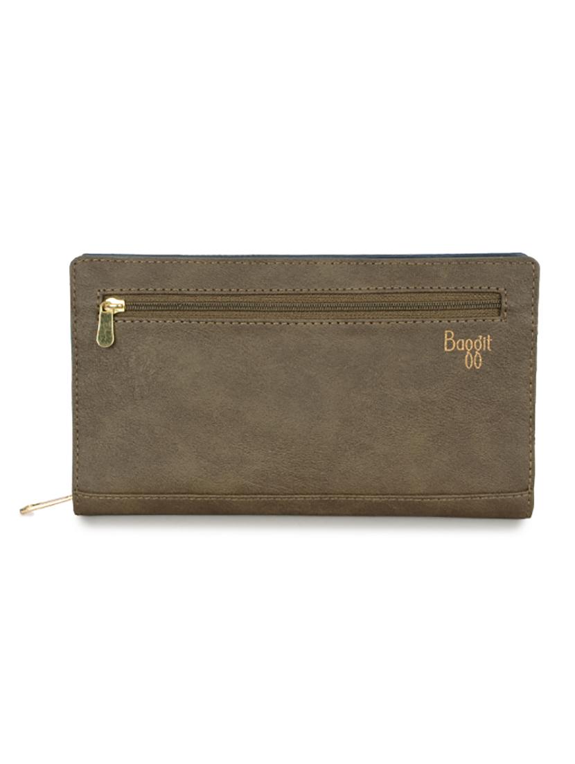 olive green pvc wallet - 21132872 - Standard Image - 1