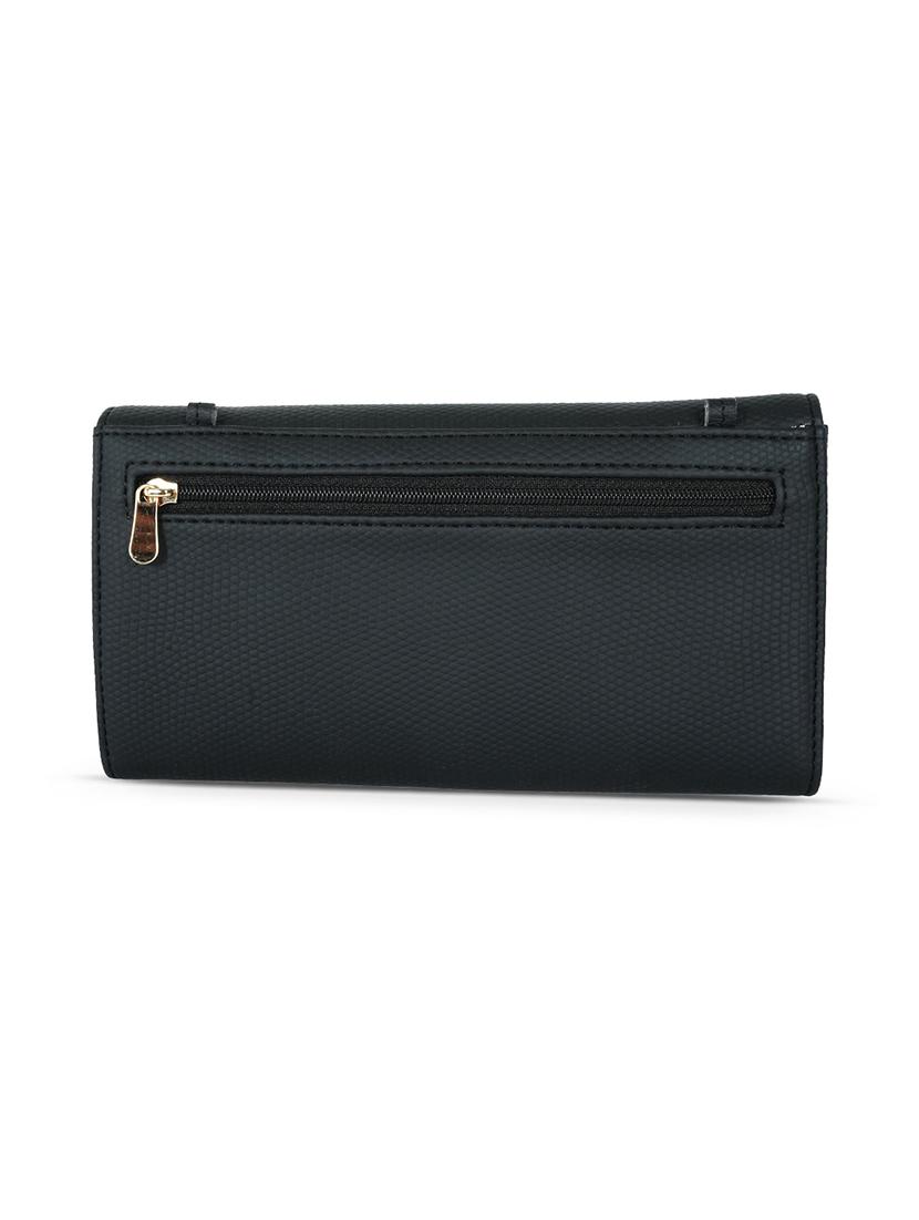 black pvc wallet - 21132873 -  Standard Image - 1