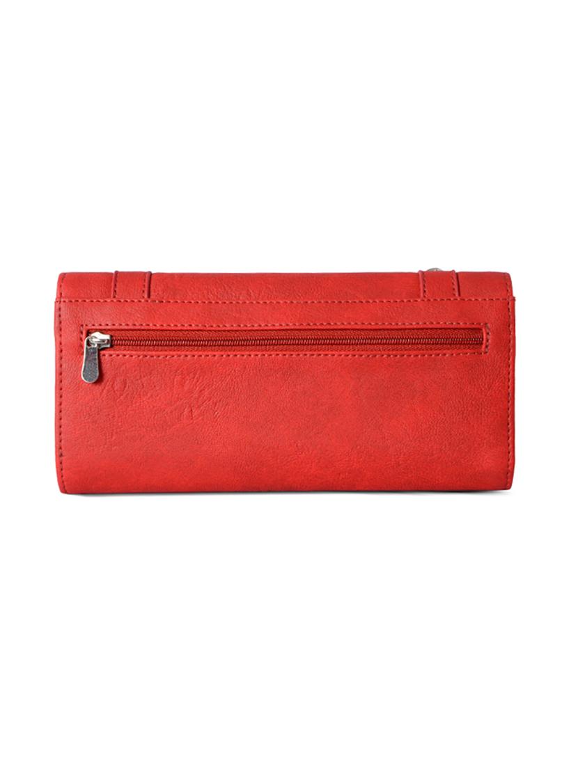 red pvc wallet - 21132904 - Standard Image - 1