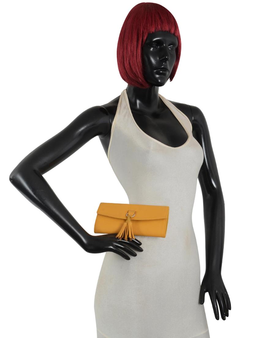 yellow pvc wallet - 21132918 - Standard Image - 4