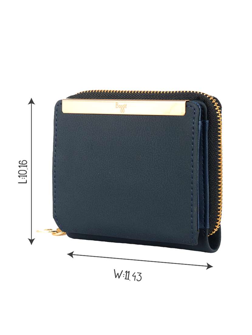 navy blue pvc wallet - 21132924 - Standard Image - 1