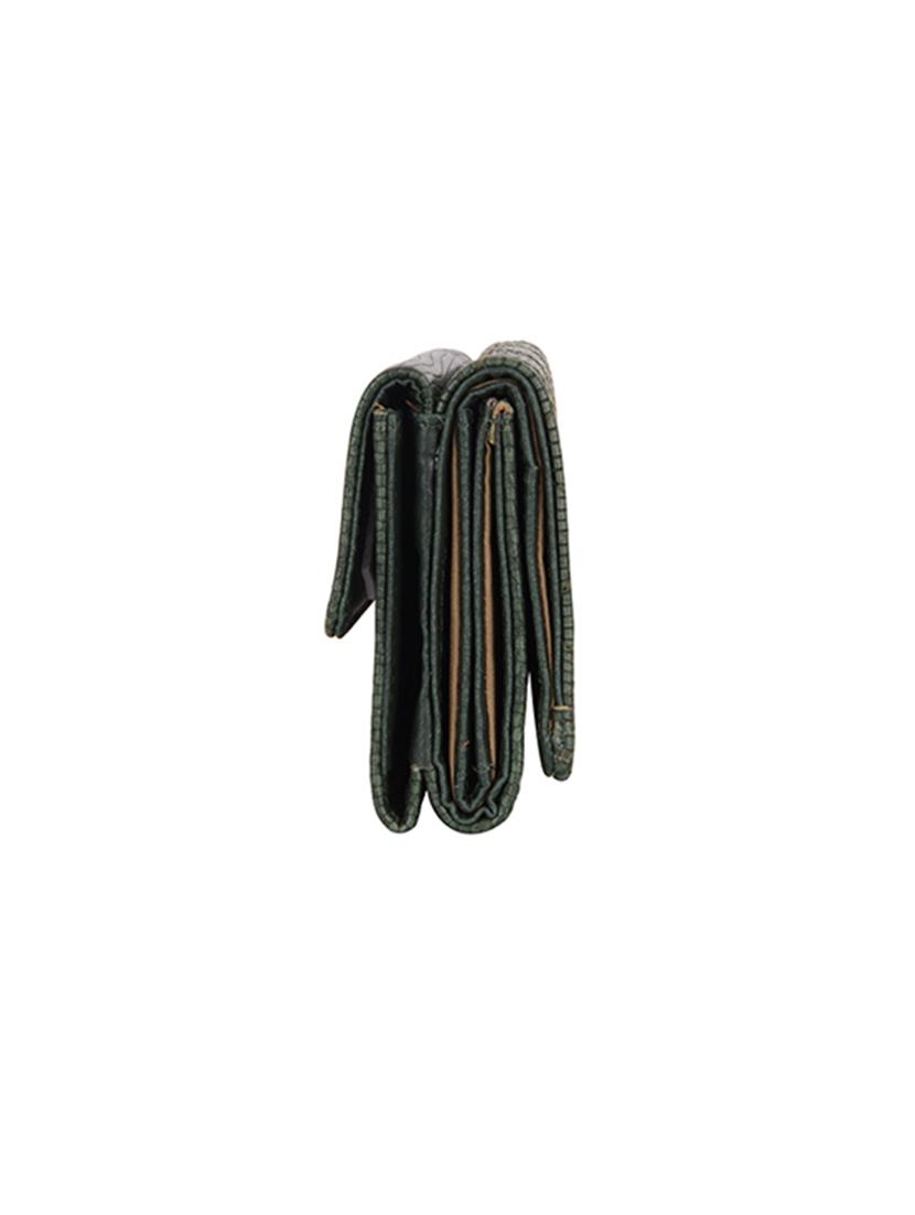 olive green pvc wallet - 21132931 - Standard Image - 4