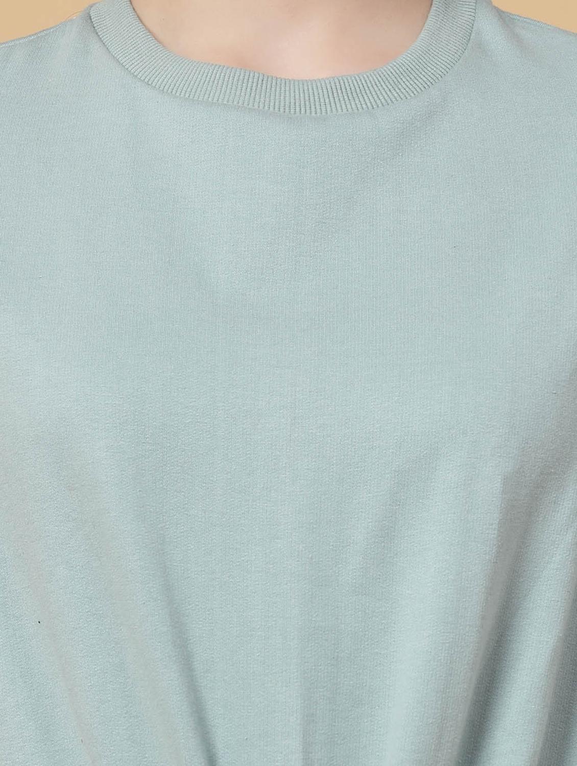 women back print round neck sweatshirt - 21134133 - Standard Image - 4