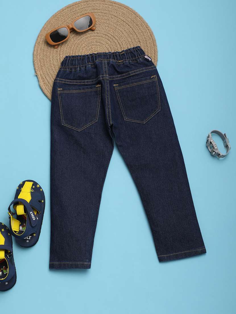 kids mid rise plain jeans - 21134994 -  Standard Image - 1