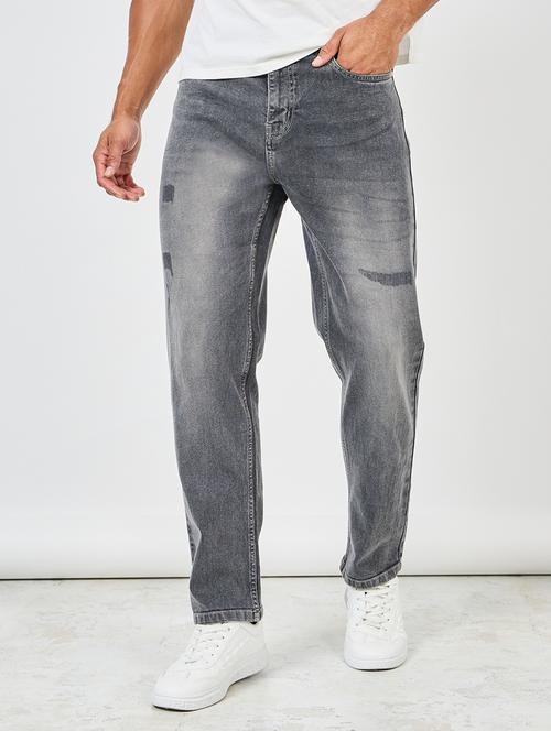 men mid rise plain jeans - 21135297 -  Standard Image - 0