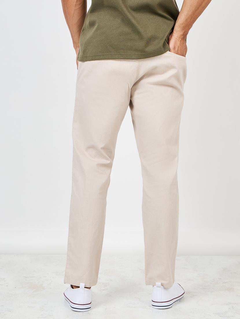 men mid rise cotton chinos - 21135403 - Standard Image - 1