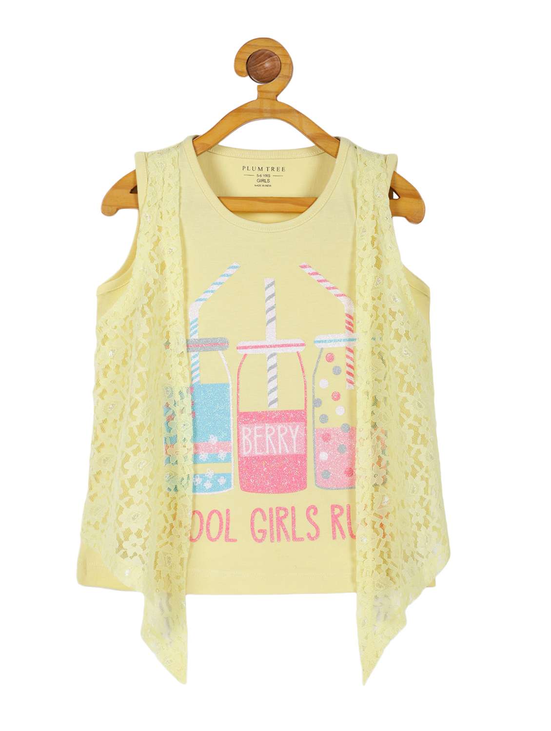 kids pack of 2 printed top - 21135929 - Standard Image - 1