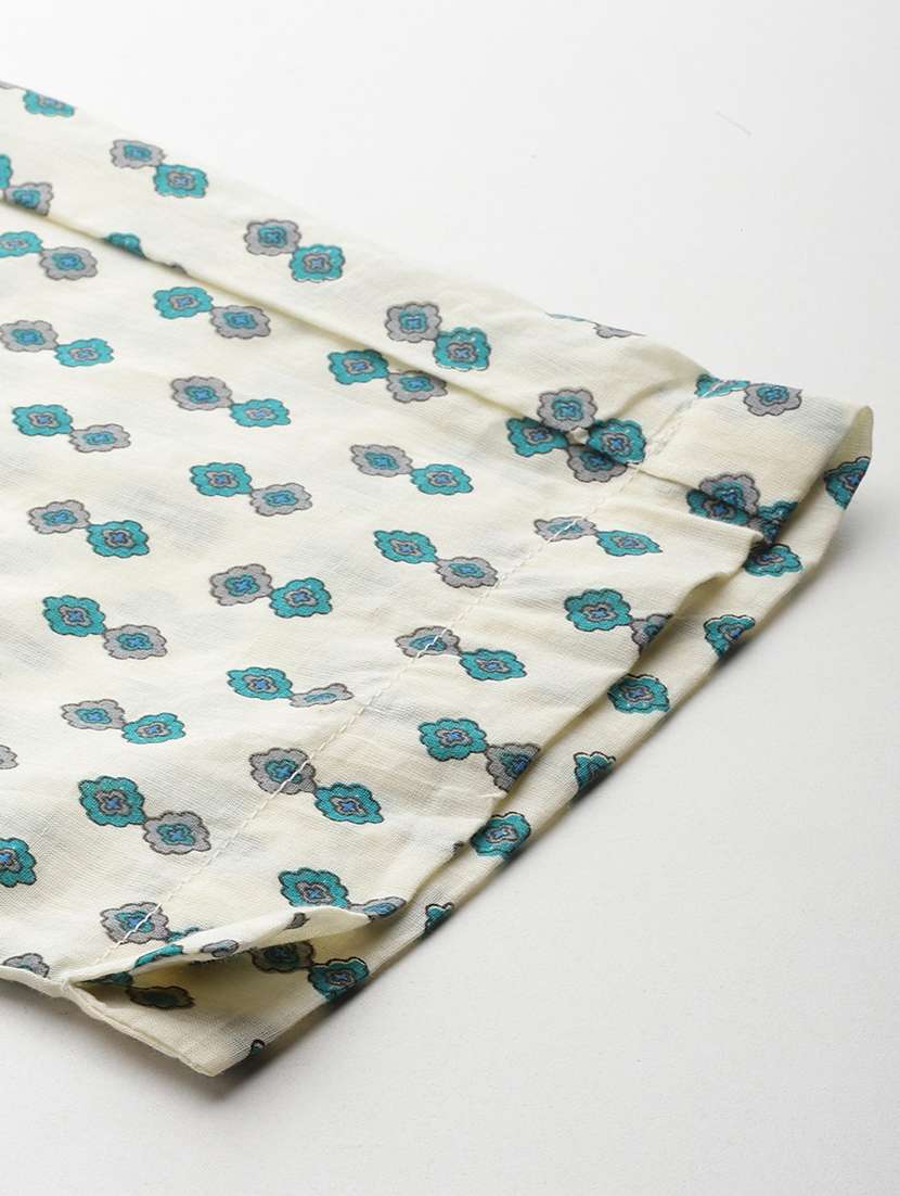 women three quarter sleeve kurta pant with dupatta set - 21136012 -  Standard Image - 6