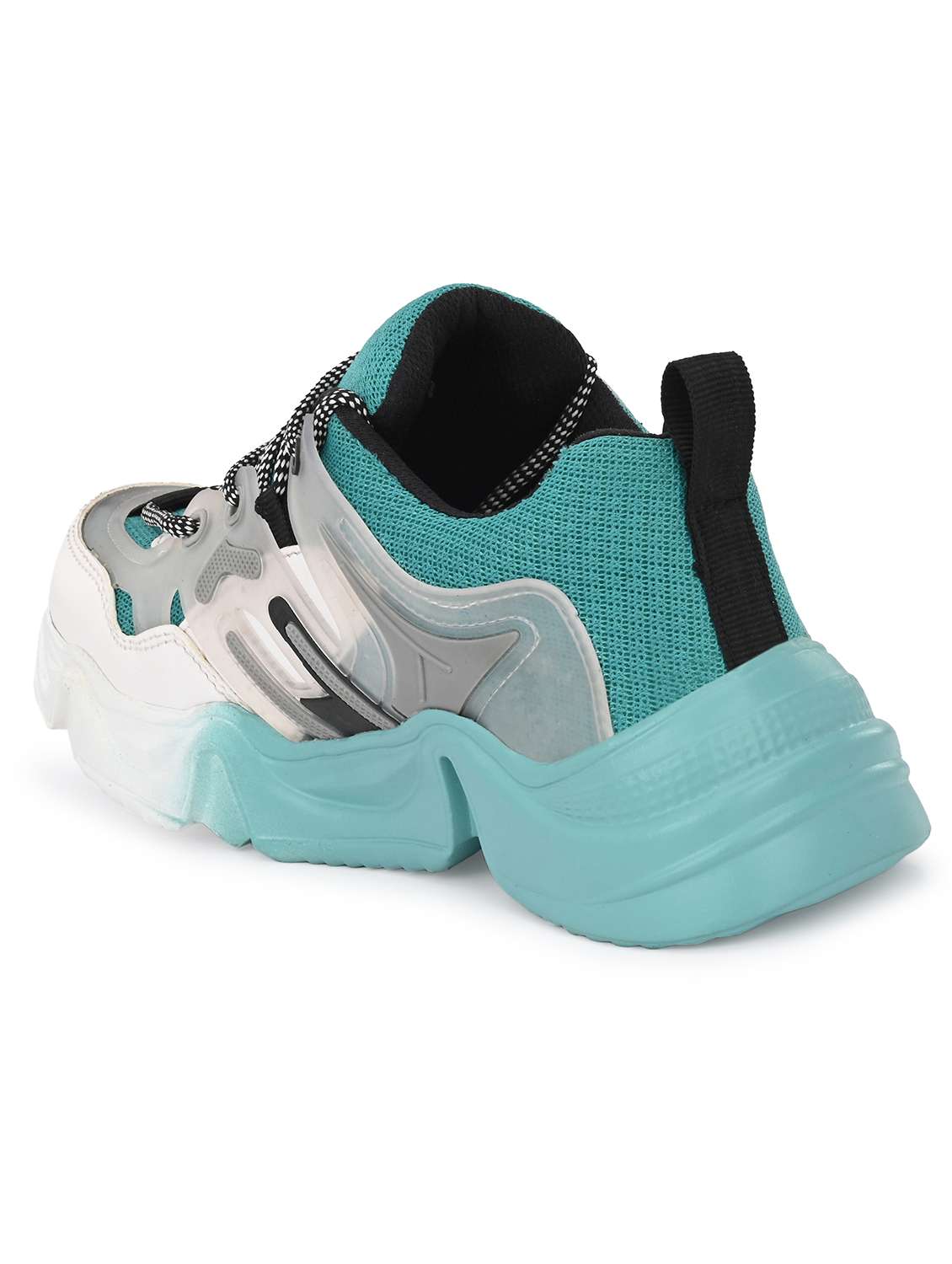 blue lace-up detailed sports shoes - 21136044 -  Standard Image - 4