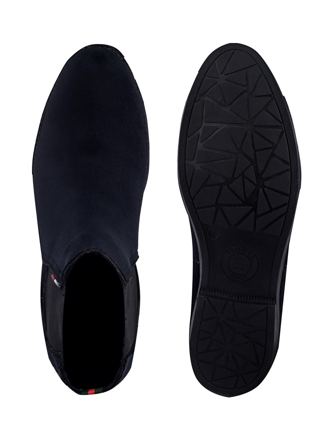 black solid high ankle boot - 21136054 - Standard Image - 4