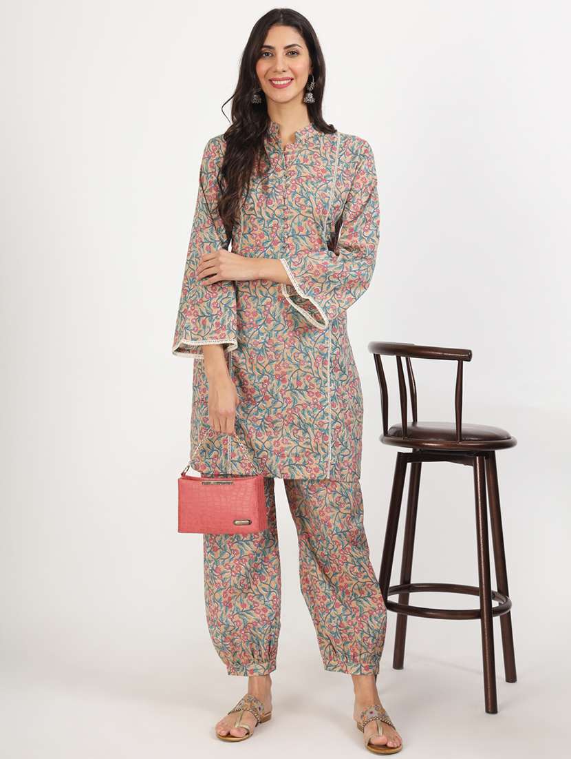 women printed kurta salwar set - 21136608 - Zoom Image - 0