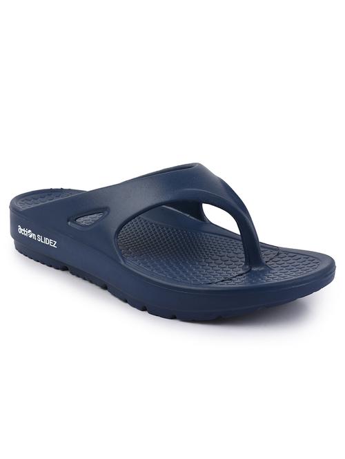 navy blue flip flop slippers - 21136697 - Standard Image - 0