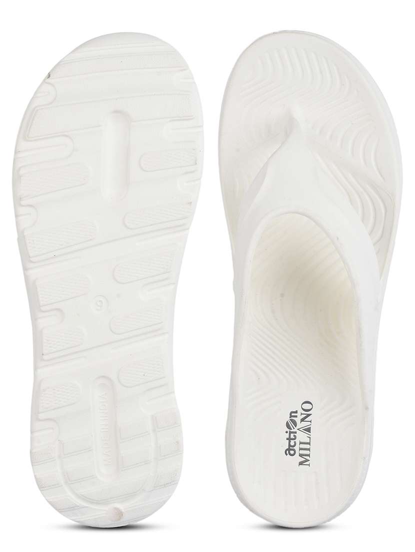 white eva slip on slippers - 21136699 -  Standard Image - 4