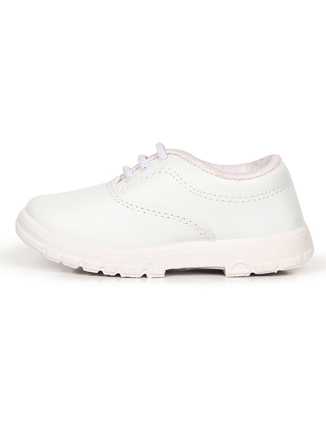 boys white solid shoes - 21136704 -  Standard Image - 1
