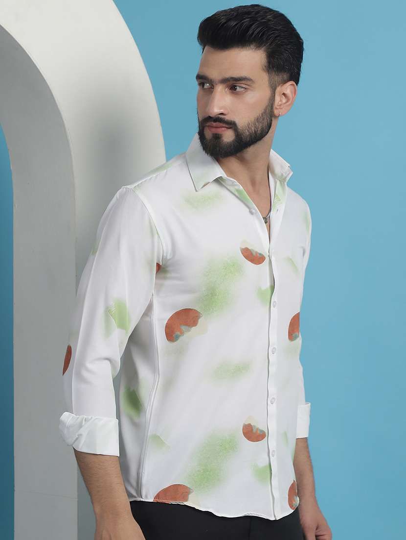 men printed casual shirt - 21137867 -  Standard Image - 1