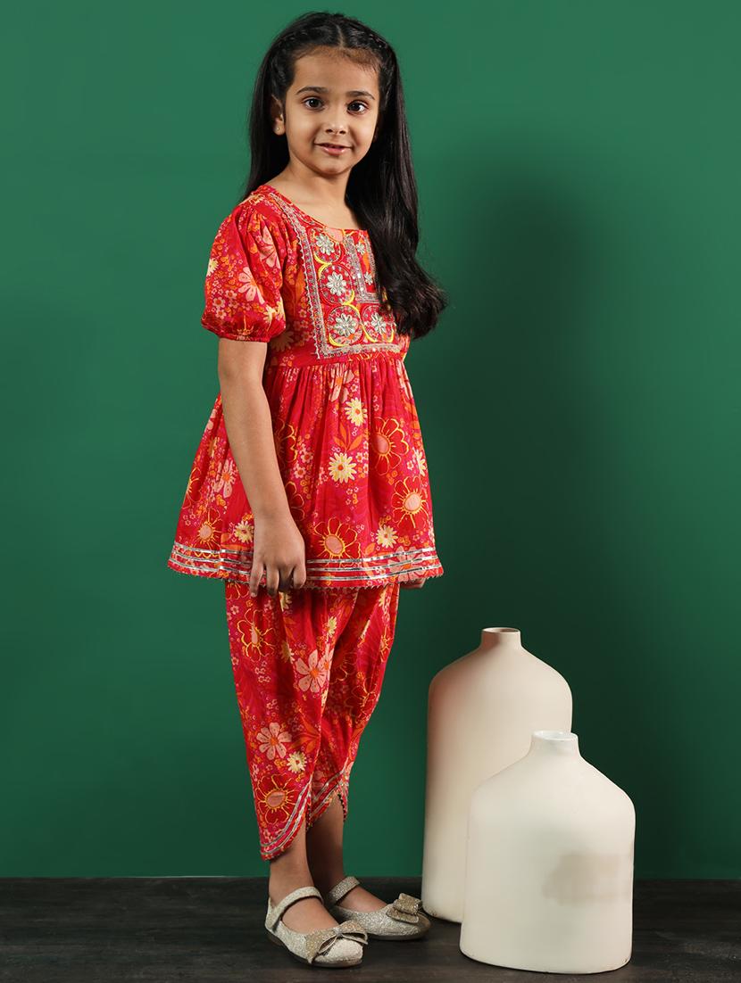 girls printed suit set - 21138298 - Standard Image - 1