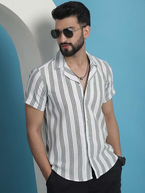 Men Striped Casual Shirt