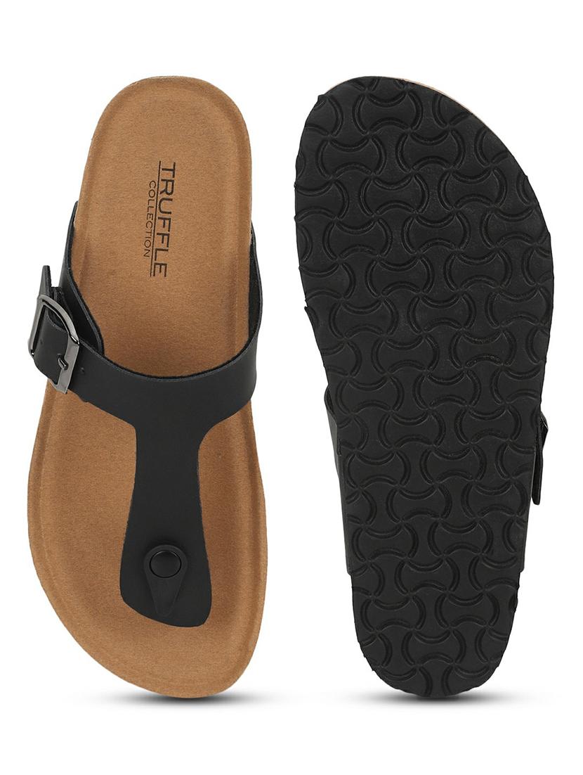 women black slides flip flop - 21140072 - Standard Image - 4