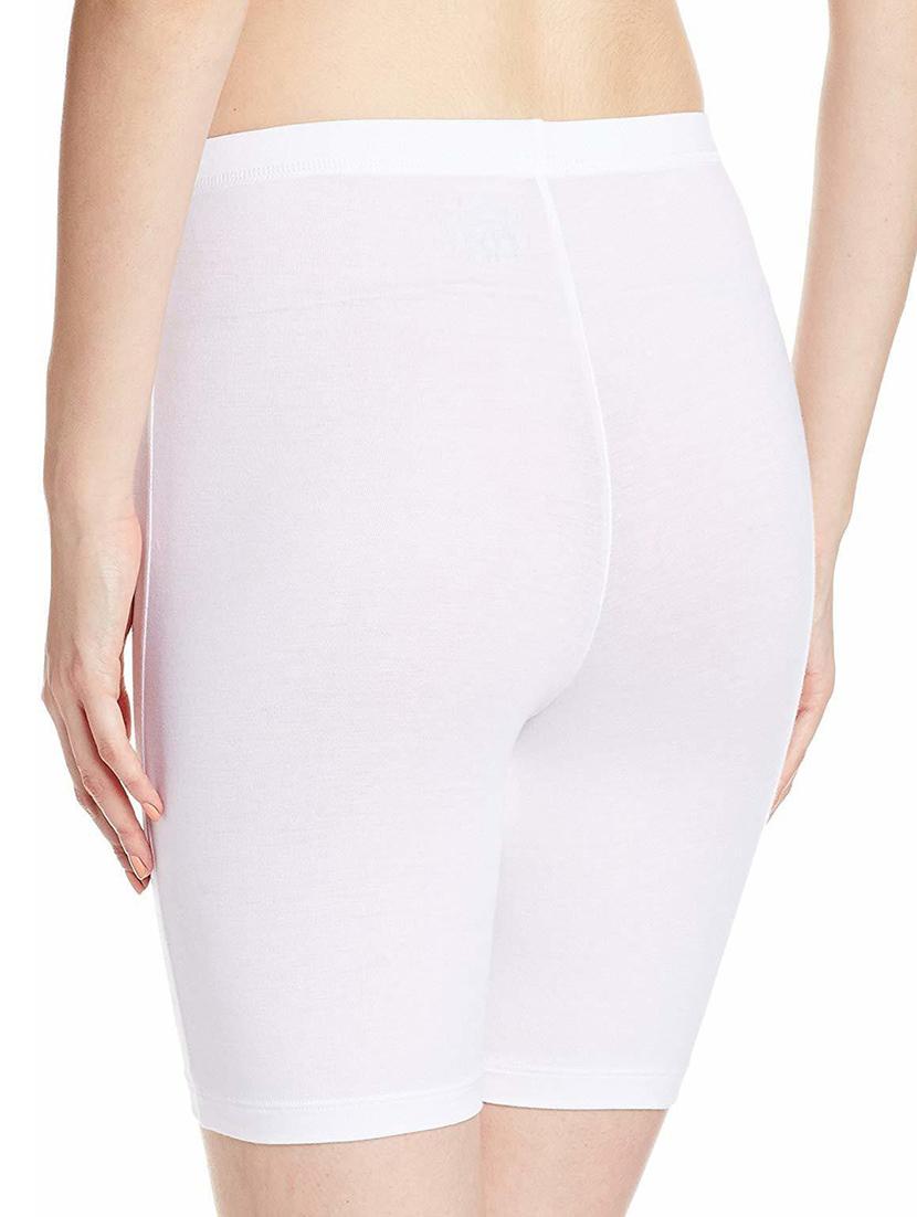 women white solids cycling shorts - 21140212 - Standard Image - 1