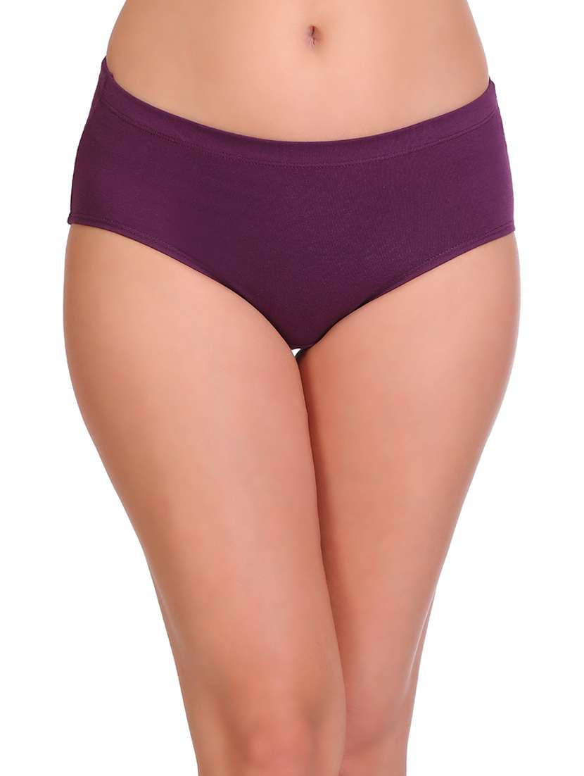 Pack Of 3 Solid Hipster Panties