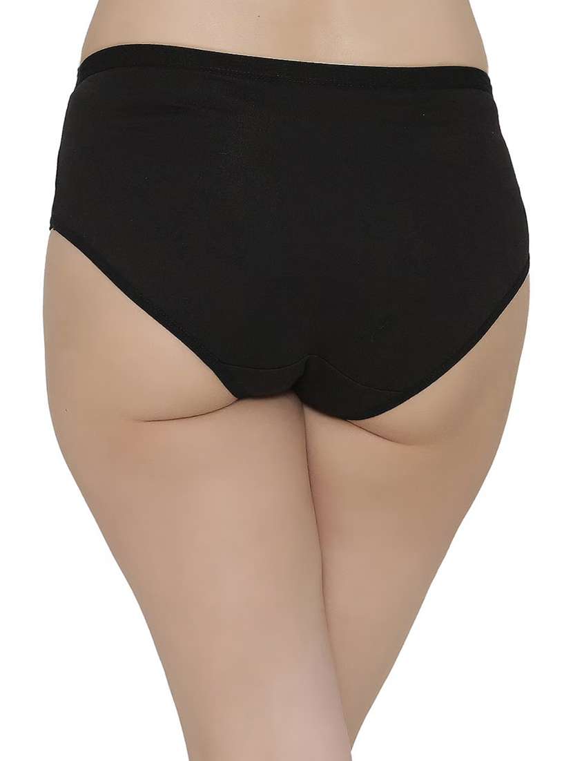 Pack Of 3 Solid Hipster Panties