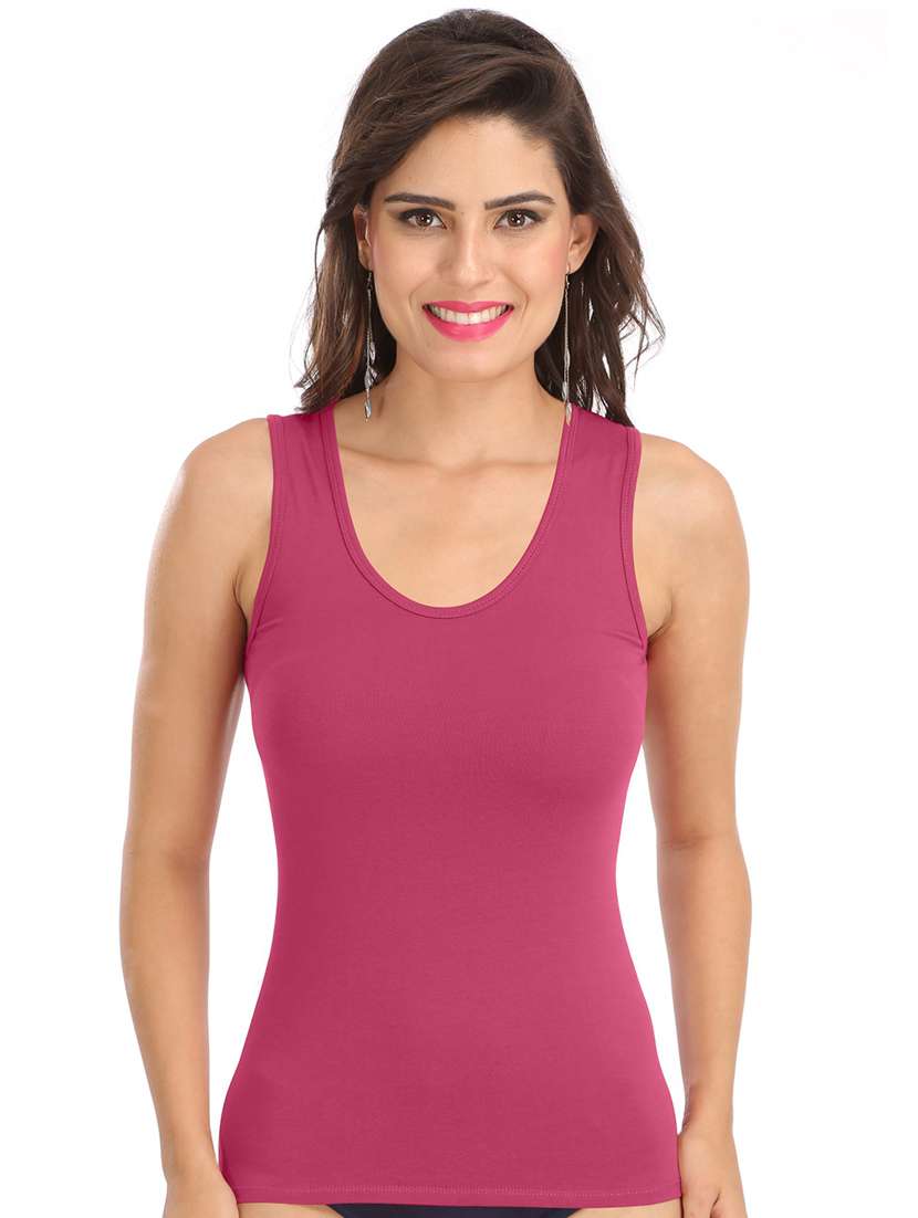 pack of 2 solid camisoles - 21140663 -  Standard Image - 4