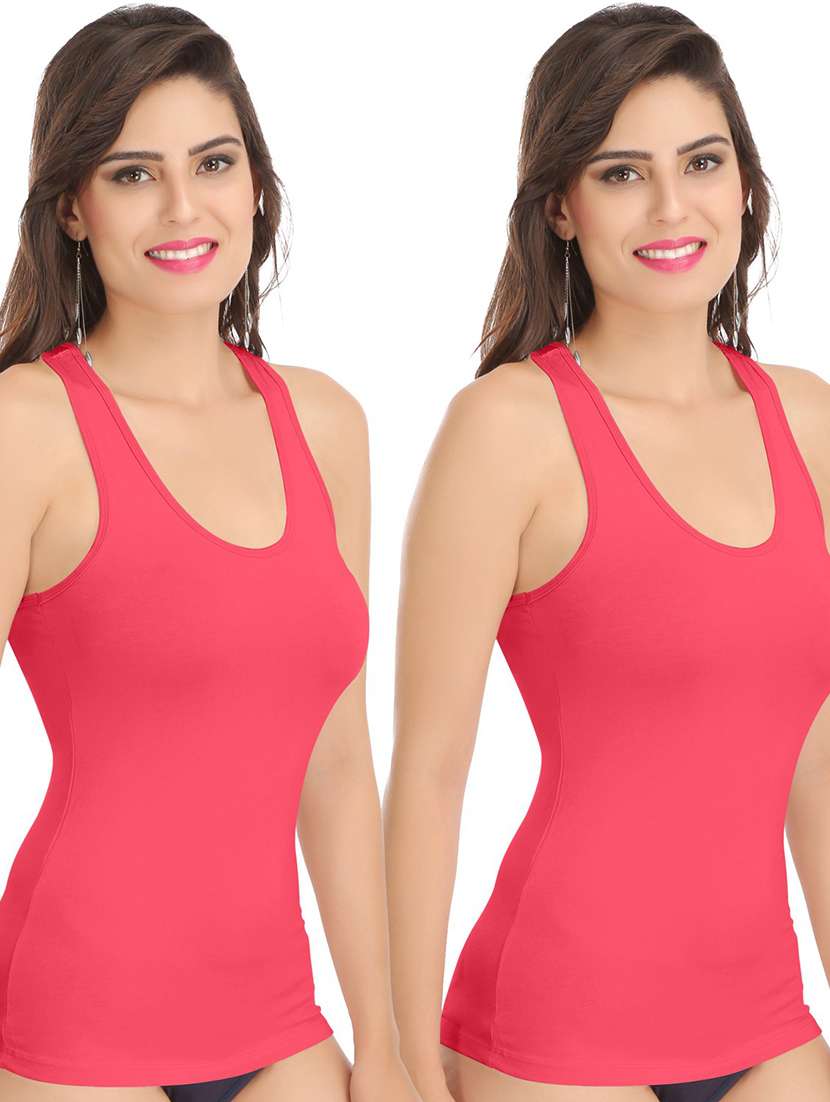 pack of 2 solid camisoles