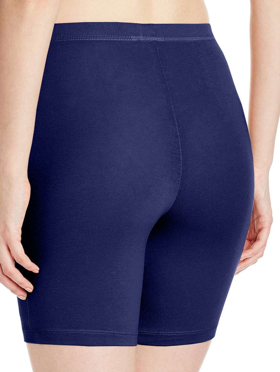 solid navy blue cycling shorts - 21140923 -  Standard Image - 1