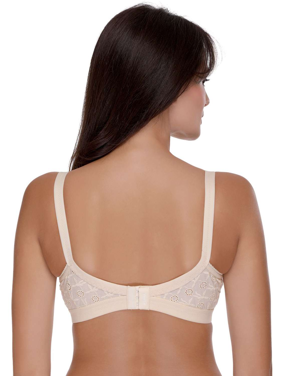 beige cotton blend regular bra - 21140925 -  Standard Image - 1
