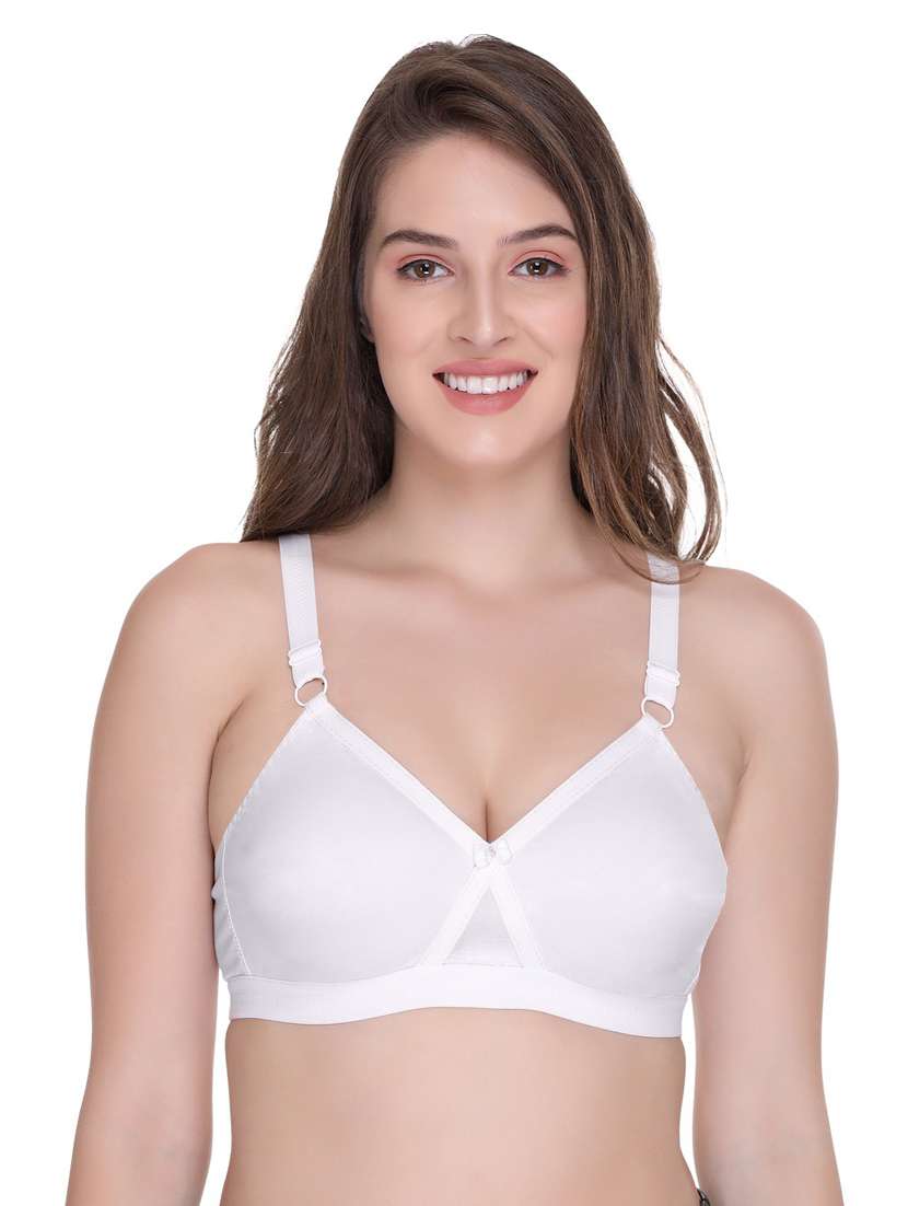 women set of 3 solid regular bra - 21140947 -  Standard Image - 1