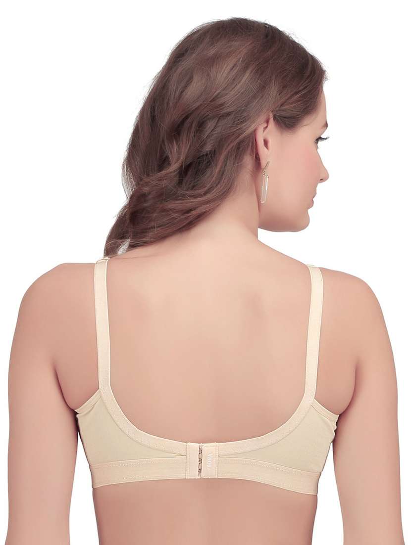 women set of 3 solid regular bra - 21140947 -  Standard Image - 4