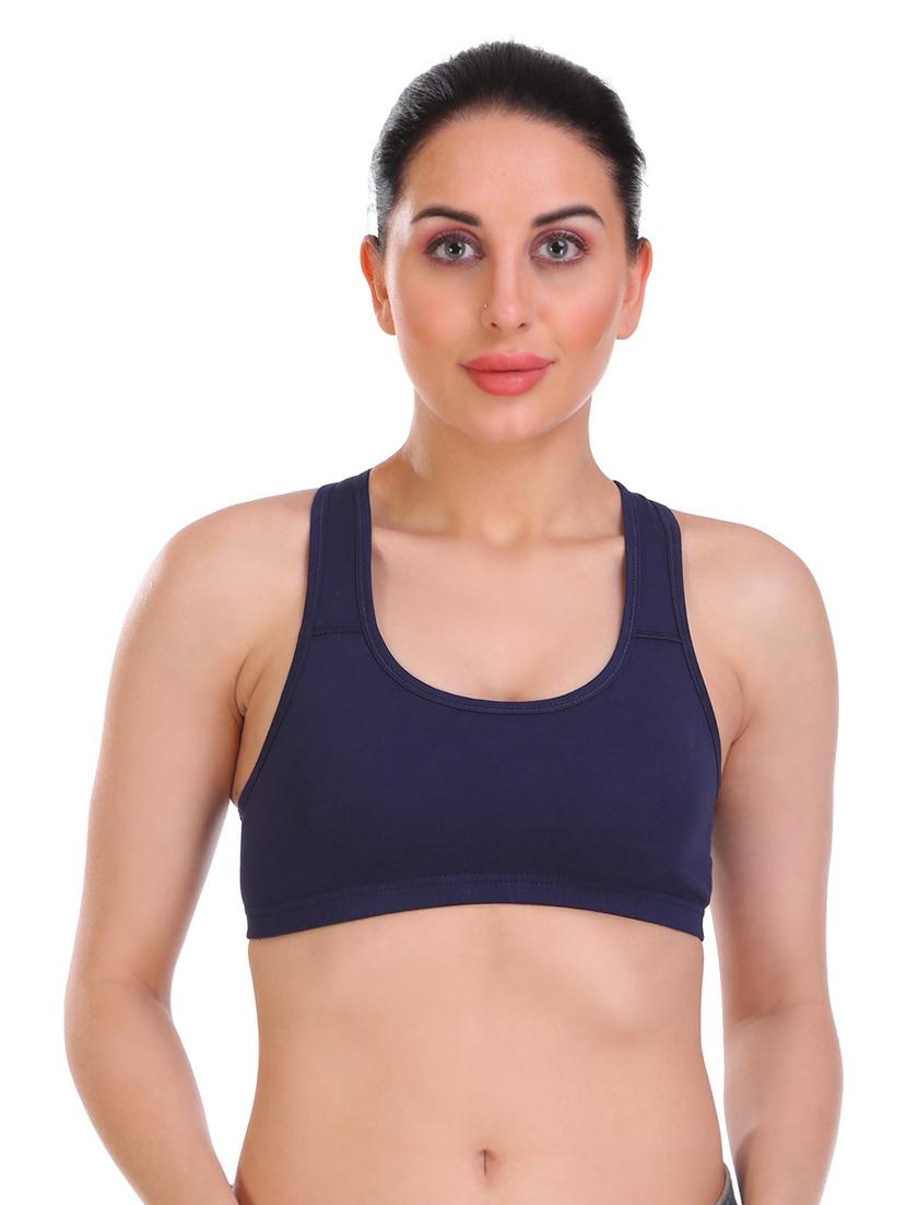 women solid set of 2 sports bra - 21140965 - Standard Image - 1