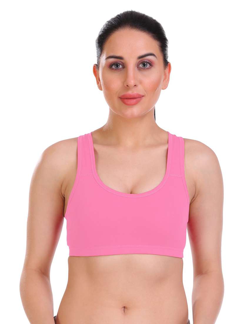 women solid set of 2 sports bra - 21140991 -  Standard Image - 1