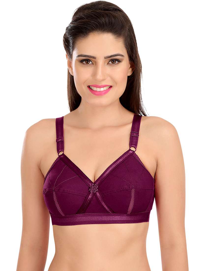women multicolored solid set of 2 minimizer bra - 21141100 -  Standard Image - 6