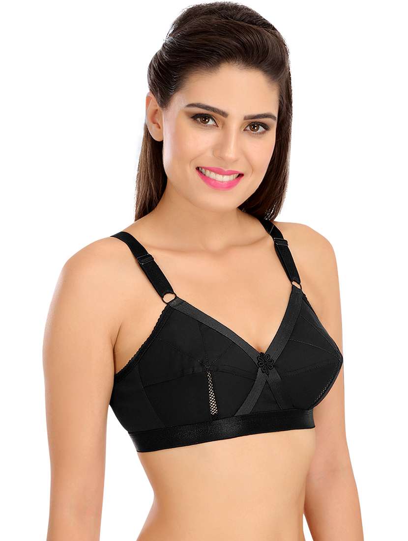 women solid set of 2 regular bra - 21141183 -  Standard Image - 4