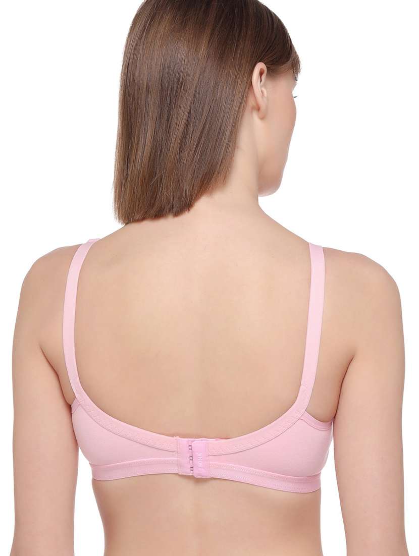 solid cotton regular bra - 21141234 -  Standard Image - 1