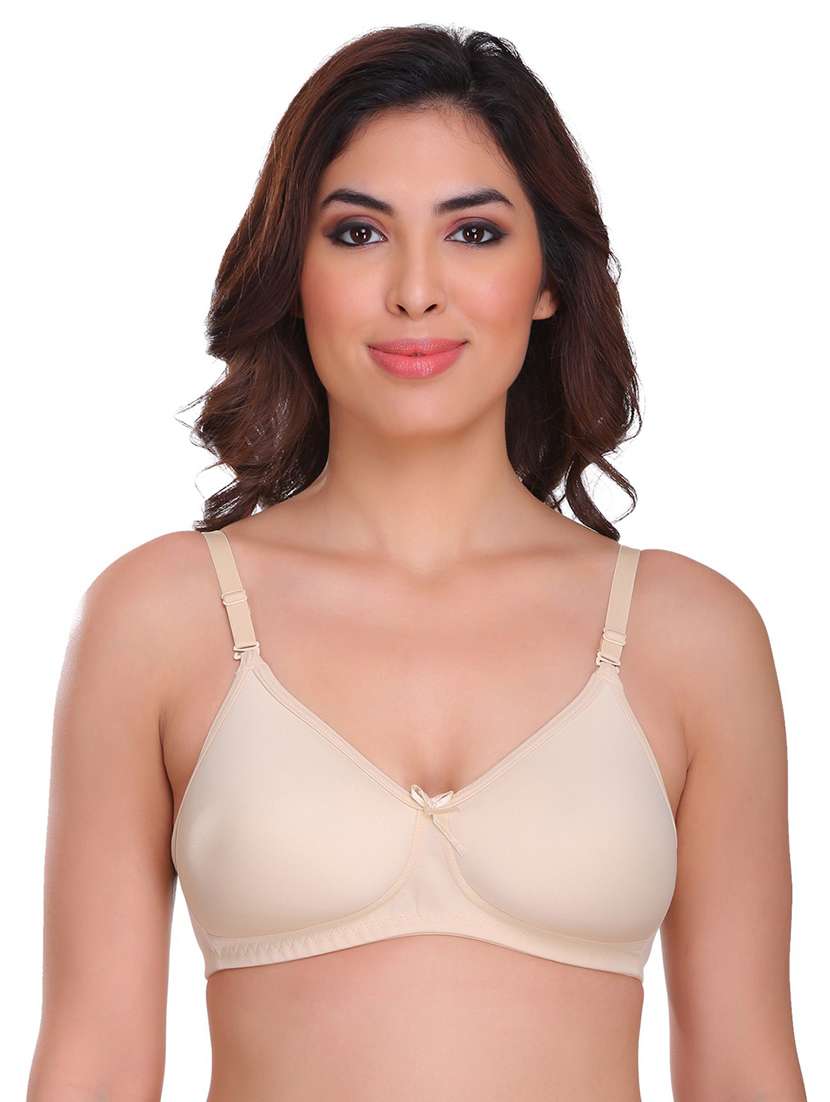 women pack of 2 solid t-shirt bra - 21141370 -  Standard Image - 1