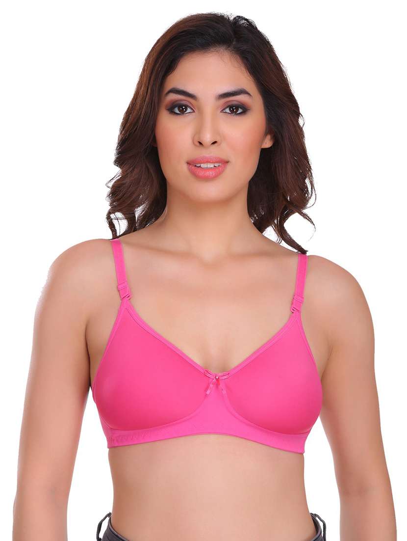 women set of 2 solid regular bra - 21141372 -  Standard Image - 1