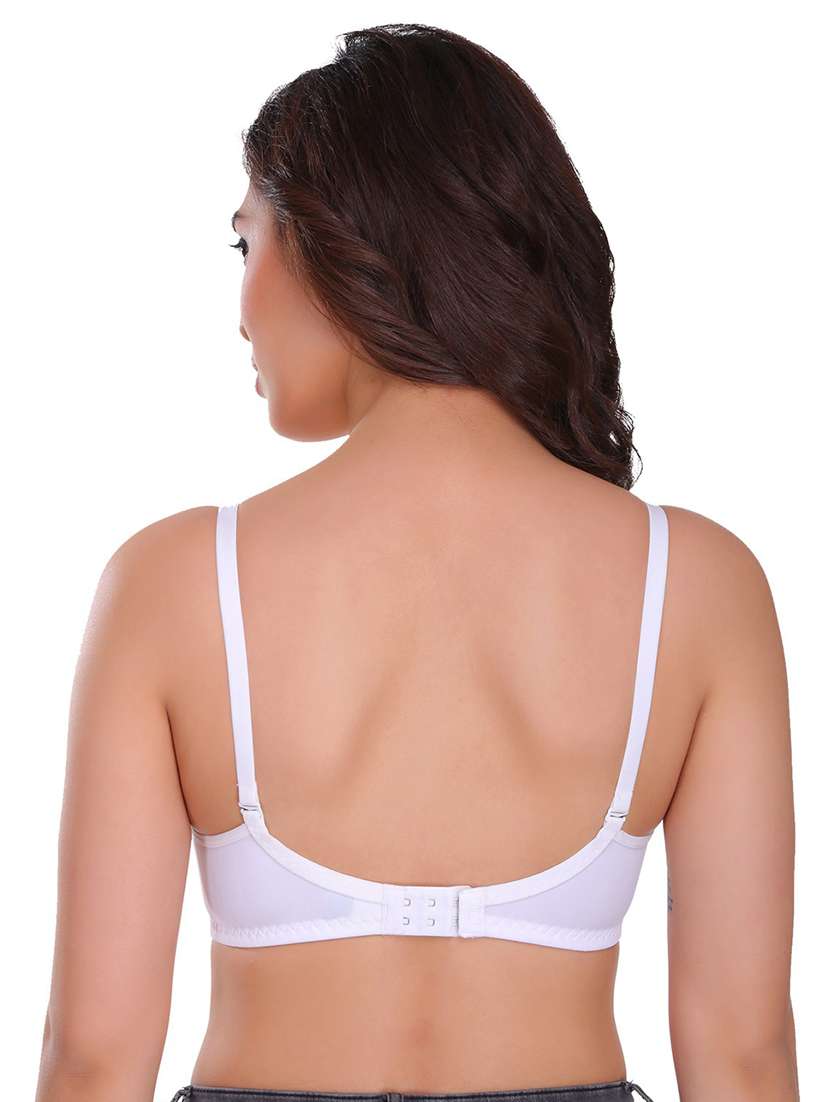 women pack of 2 solid t-shirt bra - 21141373 -  Standard Image - 4