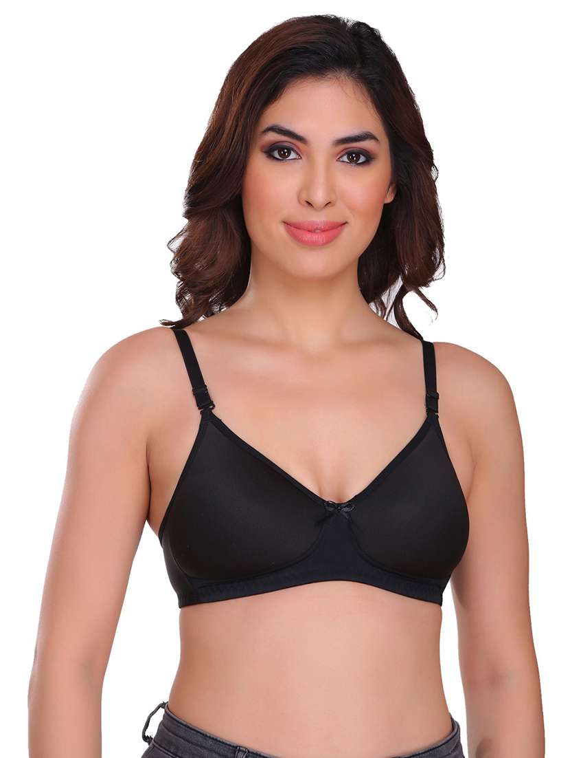 women set of 2 solid regular bra - 21141385 -  Standard Image - 1